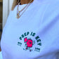 Prep is Key Oversized White T-Shirt