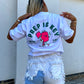 Prep is Key Oversized White T-Shirt